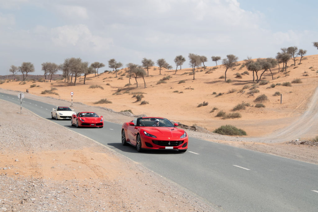 Ferrari, Desert, Canossa Events, Touring