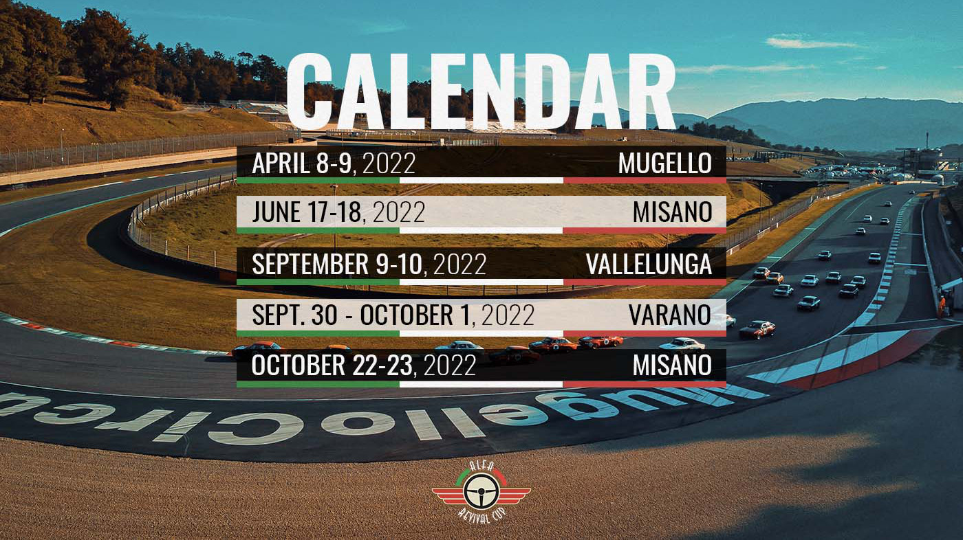 Alfa Revival Cup, Calendar, 2022