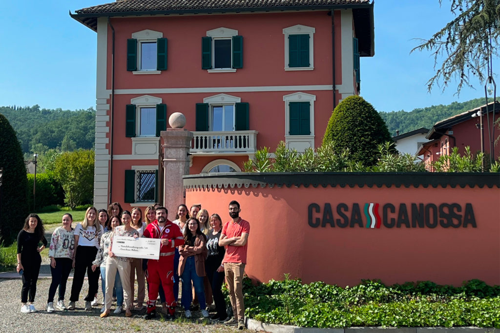 Canossa, Croce Rossa Italiana, Ucraine refugees, Support 2022