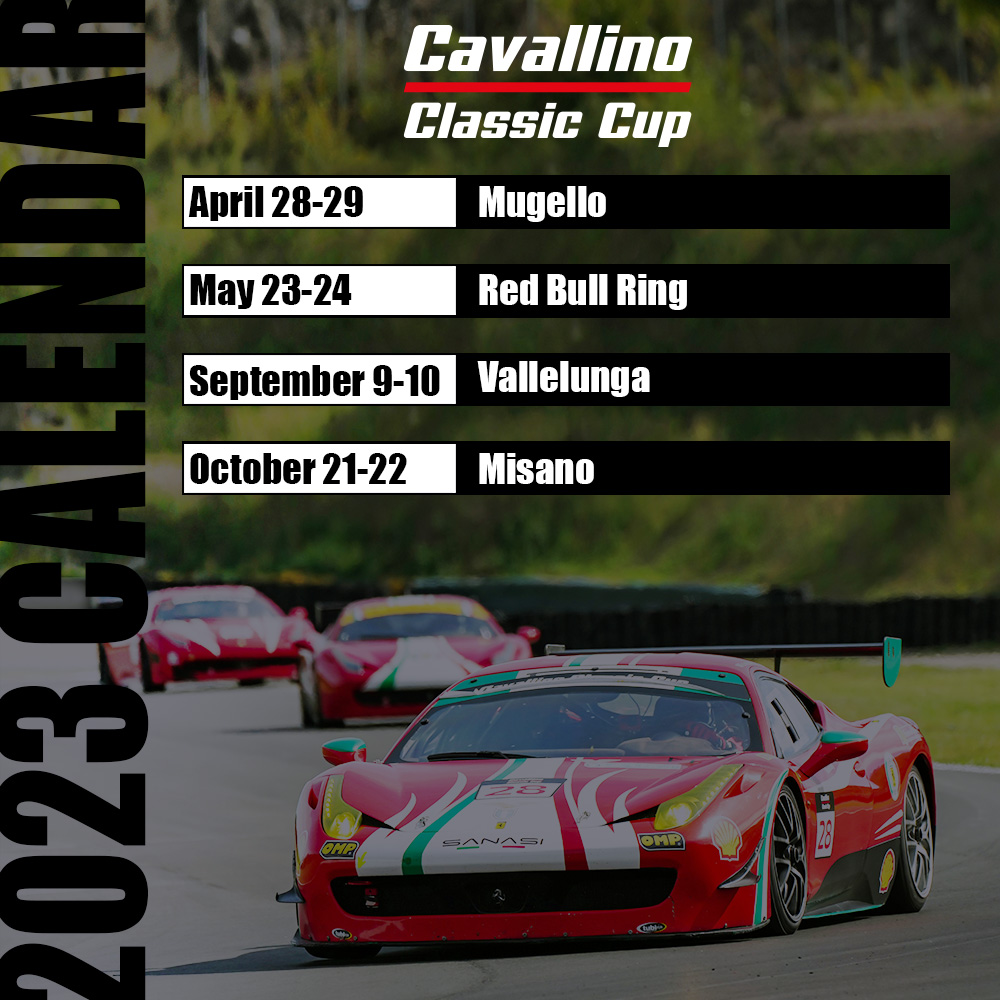 Canossa Racing 2023, Calendar